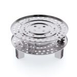 4-SOGA 43cm Stainless Steel Steamer Insert Stock Pot Steaming Rack Stockpot Tray