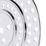 7-SOGA 2X 43cm Stainless Steel Steamer Insert Stock Pot Steaming Rack Stockpot Tray