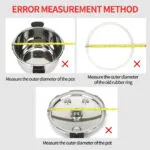 5-Silicone 3L Pressure Cooker Rubber Seal Ring Replacement Spare Parts
