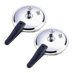 1-2X Stainless Steel Pressure Cooker 5L Lid Replacement Spare Parts