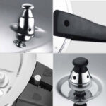 6-2X Stainless Steel Pressure Cooker 5L Lid Replacement Spare Parts