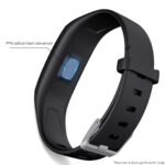 6-SOGA Smart Watch Model V8 Compatible Strap Adjustable Replacement Wristband Bracelet Black