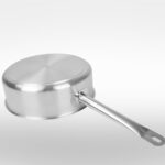 5-SOGA 2X 30cm Stainless Steel Saucepan Sauce pan with Glass Lid and Helper Handle Triple Ply Base Cookware
