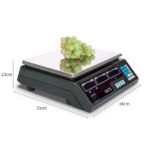 6-SOGA Digital Commercial Kitchen Scales Shop Electronic Weight Scale Food 40kg/5g