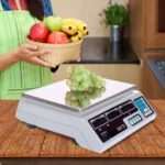 3-SOGA 2X 40kg Digital Commercial Kitchen Scales Shop Electronic Weight Scale Food White