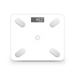 2-SOGA Wireless Bluetooth Digital Body Fat Scale Bathroom Weighing Scales Health Analyzer Weight White