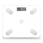 2-SOGA 2X Wireless Bluetooth Digital Body Fat Scale Bathroom Weighing Scales Health Analyzer Weight White