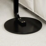 7-SOGA 50cm Wood Board Mini Side Table Movable Lightweight w/ Black Frame