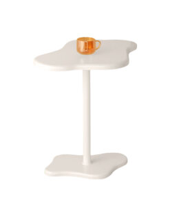 1-SOGA 42x28cm White Minimalist Cloud Shaped Table Durable Stylish Accent for Home D?cor