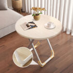 8-SOGA 80cm Light Wood Color Table Versatile Use Modern Design for Home Decor