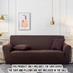 2-SOGA 1-Seater Coffee Sofa Cover Couch Protector High Stretch Lounge Slipcover Home Decor