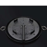 3-SOGA 2X Portable Korean BBQ Butane Gas Stove Stone Grill Plate Non Stick Coated Round