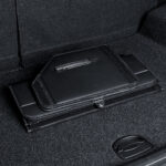 4-SOGA Leather Car Boot Collapsible Foldable Trunk Cargo Organizer Portable Storage Box With Lock Black Large