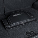 5-SOGA 4X Leather Car Boot Collapsible Foldable Trunk Cargo Organizer Portable Storage Box With Lock Black Small