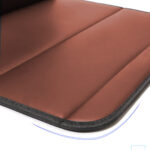 5-SOGA Leather Car Boot Collapsible Foldable Trunk Cargo Organizer Portable Storage Box Coffee Small