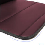 5-SOGA Leather Car Boot Collapsible Foldable Trunk Cargo Organizer Portable Storage Box Red Small