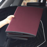 7-SOGA 2X  Leather Car Boot Collapsible Foldable Trunk Cargo Organizer Portable Storage Box Red Small