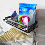 8-SOGA 34cm Kitchen Sink Storage Organiser Space Saving Adhesive Shelf Rack