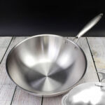 7-SOGA 2X 18/10 Stainless Steel Fry Pan 32cm Frying Pan Top Grade Cooking Skillet with Lid