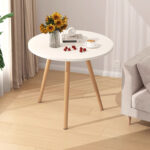 2-SOGA 2X 60x72cm White Small Side Coffee Table Living Room Balcony Home D?cor Style