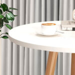 8-SOGA 2X 60x72cm White Small Side Coffee Table Living Room Balcony Home D?cor Style
