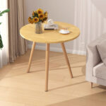 2-SOGA 2X 60x60cm Walnut Small Side Coffee Table Living Room Balcony Home D?cor Style