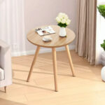 4-SOGA 2X 60x60cm Walnut Small Side Coffee Table Living Room Balcony Home D?cor Style