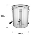 8-SOGA 2X 21L Stainless Steel URN Commercial Water Boiler  2200W
