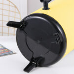5-SOGA 4X 12L Stainless Steel Insulated Milk Tea Barrel Hot and Cold Beverage Dispenser Container with Faucet Yellow