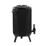 4-SOGA 14L Stainless Steel Insulated Milk Tea Barrel Hot and Cold Beverage Dispenser Container with Faucet Black