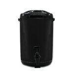 3-SOGA 8X 18L Stainless Steel Insulated Milk Tea Barrel Hot and Cold Beverage Dispenser Container with Faucet Black