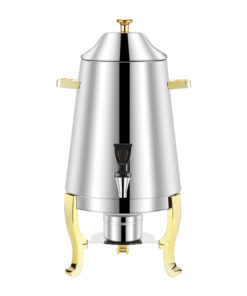 1-SOGA Stainless Steel Dispenser Beverage Juicer Commercial Buffet Drink Container Jug with Side Handles