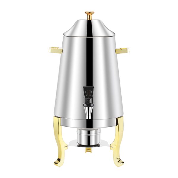 1-SOGA Stainless Steel Dispenser Beverage Juicer Commercial Buffet Drink Container Jug with Side Handles
