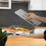 3-SOGA Clear Gastronorm 1/1 GN Lid Food Tray Top Cover Bundle of 2