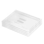 1-SOGA Clear Gastronorm 1/1 GN Lid Food Tray Top Cover Bundle of 4