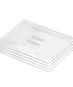 1-SOGA Clear Gastronorm 1/1 GN Lid Food Tray Top Cover Bundle of 4