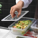 2-SOGA Clear Gastronorm 1/2 GN Lid Food Tray Top Cover