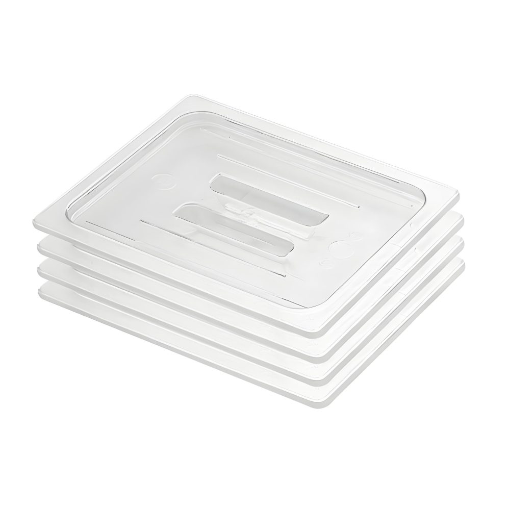 1-SOGA Clear Gastronorm 1/2 GN Lid Food Tray Top Cover Bundle of 4
