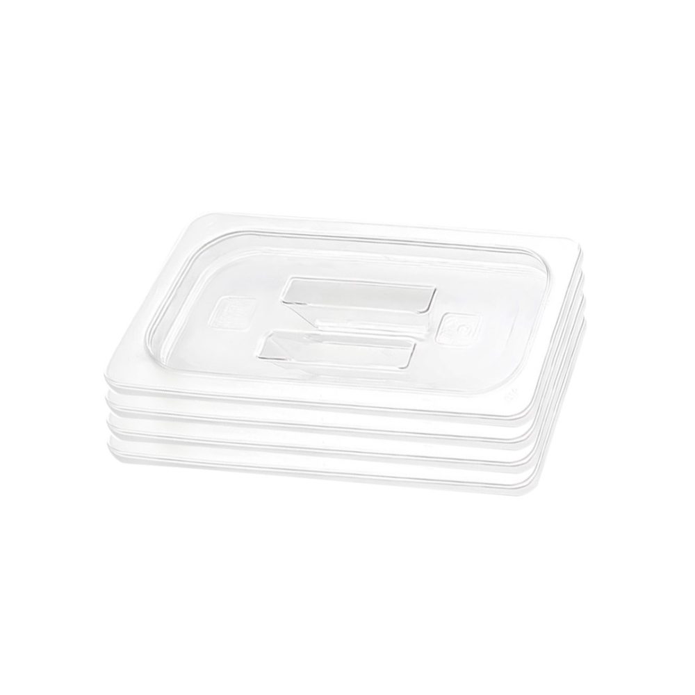 1-SOGA Clear Gastronorm 1/3 GN Lid Food Tray Top Cover Bundle of 4