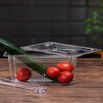 4-SOGA Clear Gastronorm 1/3 GN Lid Food Tray Top Cover Bundle of 4