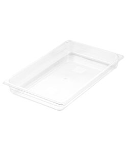1-SOGA 65mm Clear Gastronorm GN Pan 1/1 Food Tray Storage