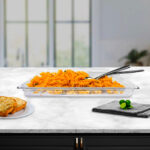 4-SOGA 65mm Clear Gastronorm GN Pan 1/1 Food Tray Storage Bundle of 2
