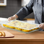 7-SOGA 65mm Clear Gastronorm GN Pan 1/1 Food Tray Storage Bundle of 2 with Lid