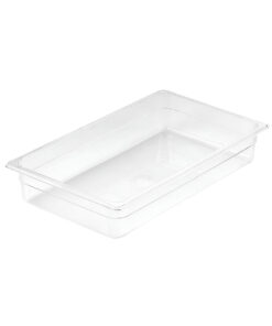 1-SOGA 100mm Clear Gastronorm GN Pan 1/1 Food Tray Storage
