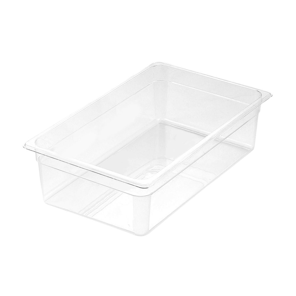 1-SOGA 150mm Clear Gastronorm GN Pan 1/1 Food Tray Storage