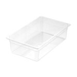 1-SOGA 150mm Clear Gastronorm GN Pan 1/1 Food Tray Storage