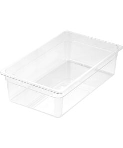 1-SOGA 150mm Clear Gastronorm GN Pan 1/1 Food Tray Storage