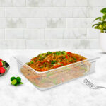 2-SOGA 150mm Clear Gastronorm GN Pan 1/1 Food Tray Storage Bundle of 6