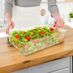 4-SOGA 150mm Clear Gastronorm GN Pan 1/1 Food Tray Storage Bundle of 6