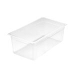1-SOGA 200mm Clear Gastronorm GN Pan 1/1 Food Tray Storage